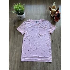 Pink Pattern T Shirt